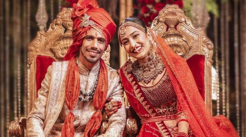 Ảnh cưới của Yuzvendra Chahal và Dhanashree Verma