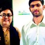 Shoaib Malik dengan mantan istrinya Ayesha Siddiqui