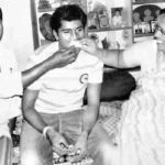 Vinay Kumar med sina föräldrar