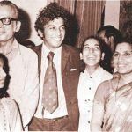 सुनील गावस्कर अपने माता-पिता और दो बहनों के साथ