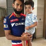 Imran Tahir ar savu dēlu