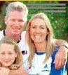 Dean Jones con su esposa Jane y su hija
