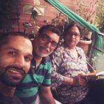 Shikhar Dhawan with his parents