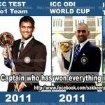 MS Dhoni Trophies for indisk hold
