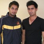 Siddarth Kaul med sin bror Uday Kaul