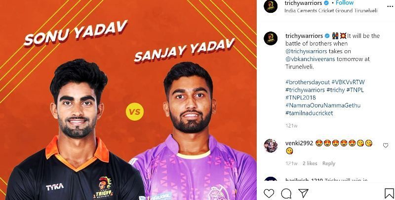 Sonu Yadav against Sanjay Yadav