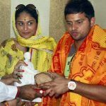 Poorna Patel med Suresh Raina
