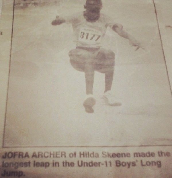 Jofra Archer Nhảy xa