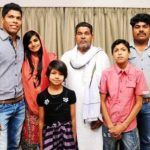 Umesh Yadav med sin familj