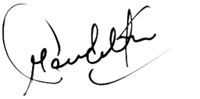 Signature Sachin Tendulkar