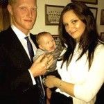 Ben Stokes med Clare Ratcliffe