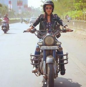 Aditi Rajput, jízda na kole