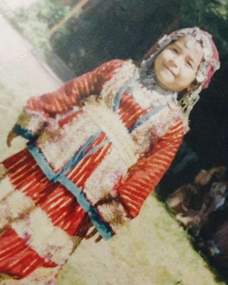 Aditi Rajput thời thơ ấu