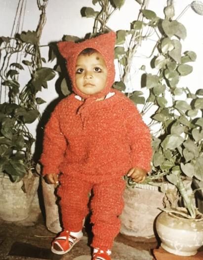 Jitendra Kumar의 어린 시절 사진