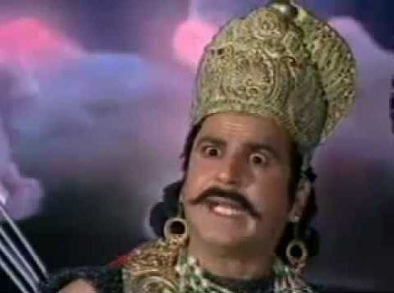 Vijay Arora als Meghnad in Ramayan