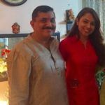 Ridhima Pathak with her father