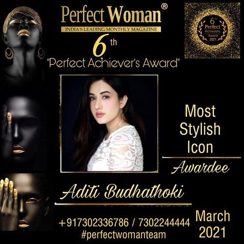 Aditi Budhathoki- Cea mai elegantă pictogramă a revistei Perfect Woman