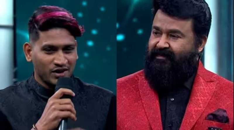 Akhil sebagai peserta still dari reality show Asianet TV Big Boss Malayalam Musim 5 (2023)