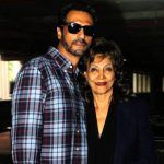 Arjun Rampal avec sa mère