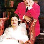 קרישנה קאפור עם בעלה ראג 'קאפור