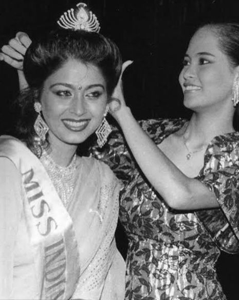 Dolly Mine với tư cách là Hoa hậu Ấn Độ 1988