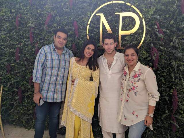 Tina Tharwani at Priyanka Chopra and Nick Jonas engagement