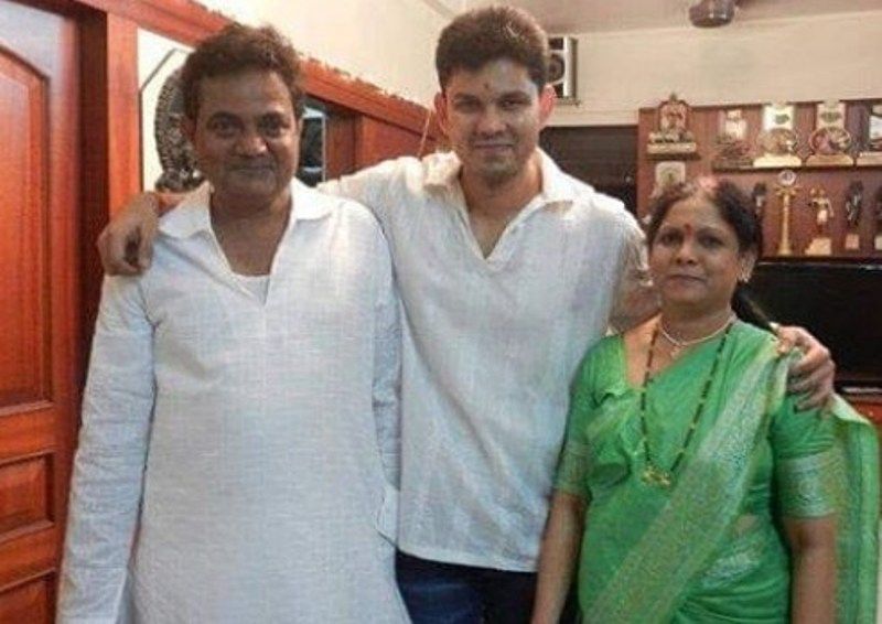 Vijay Chavan sa svojom obitelji