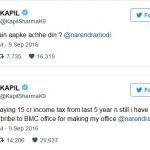 Kapil Sharma twittert an PM Modi