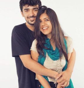 Sejal met haar vriend Mohak Popla