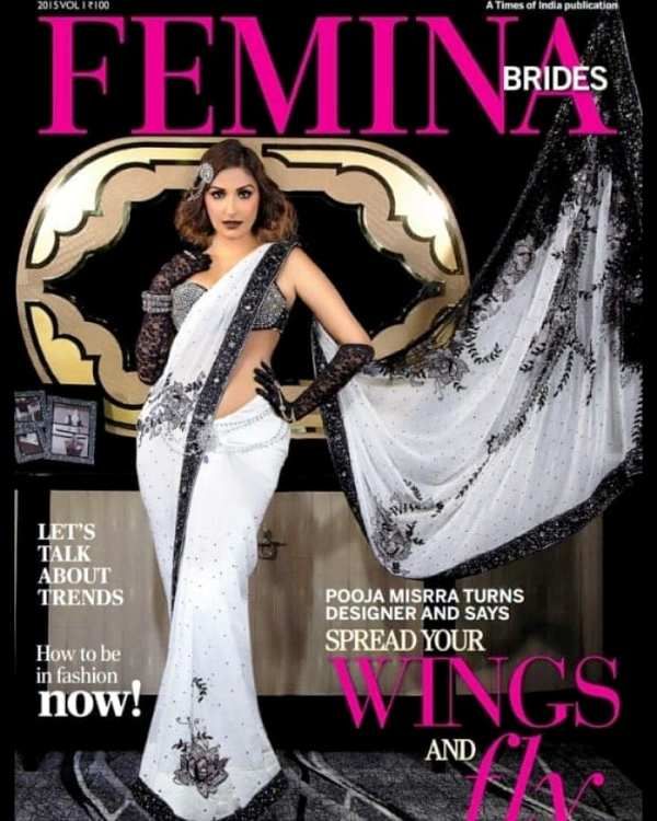 Pooja Misrra destaque em uma capa de revista de renome