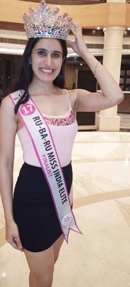 Srishti Sudhera Rubaru Miss India Elite võistlejana