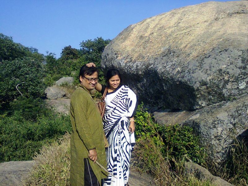 Shantilal Mukherjee oma naisega