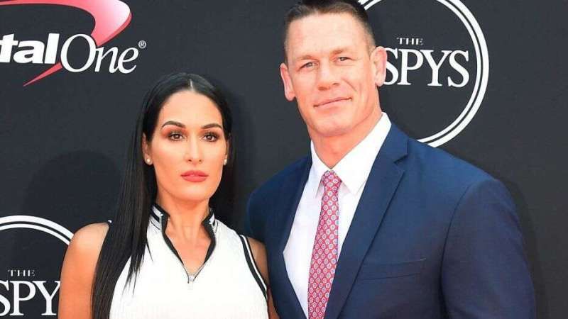 John Cena avec l'ex-fiancée Nikki Bella