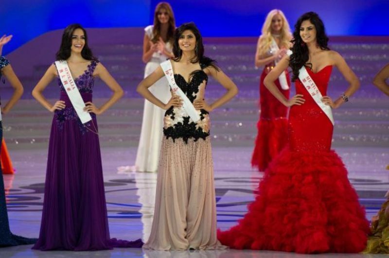Vanya Mishra na Miss World 2012