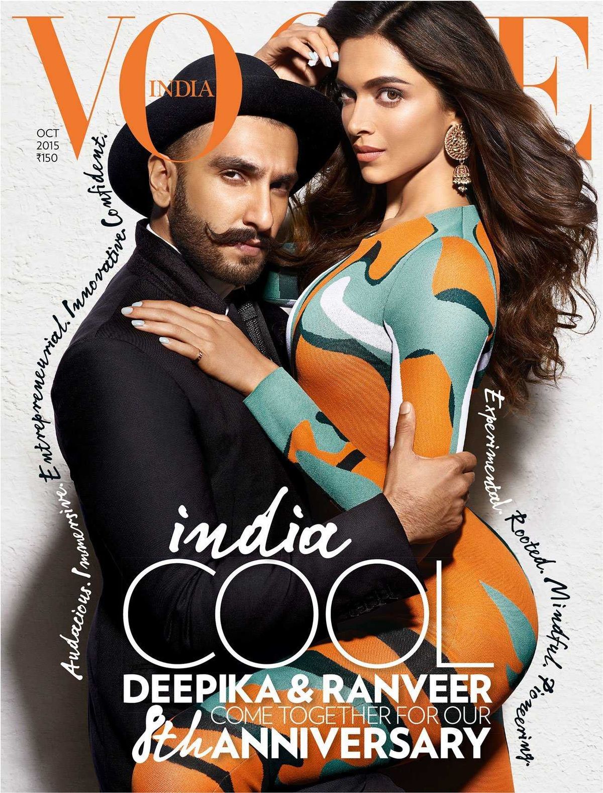 Deepika e Ranveer na capa da Vogue