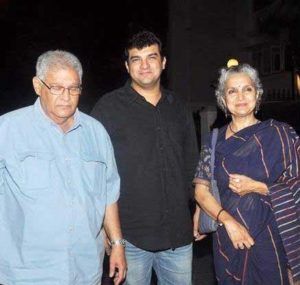 Siddharth Roy Kapur mit seinen Eltern