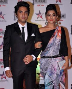 Anindita Bose com Gourab Chatterjee