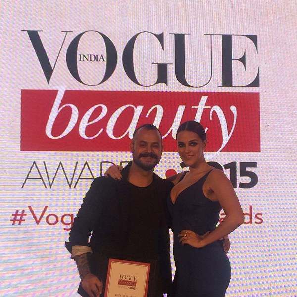 Daniels Bauers 2015. gadā saņem Vogue Beauty Award