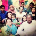 Ранджан Радж със семейството си