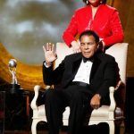 Muhammad Ali neljännen vaimonsa Yolonda Williamsin kanssa
