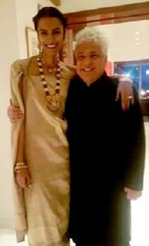 Suhel Seth with Lakshmi Menon