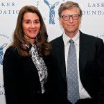 Bill Gates mit seiner Frau und seinen Kindern