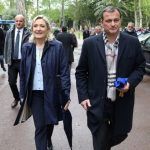 Marine Le Pen with Louis Aliot