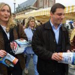 Marine Le Pen koos Eric Lorioga
