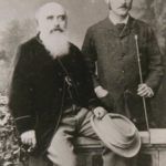 Ръдиард Киплинг с баща си Джон Локууд Киплинг
