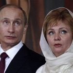 فلاديمير بوتين مع زوجته السابقة ليودميلا