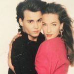 Johnny Depp avec sa petite amie Tatjana Patitz