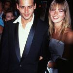 Johnny Depp tyttöystävänsä Kate Mossin kanssa
