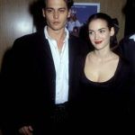 Johnny Depp med sin kæreste Winona Ryder