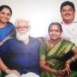 Nambi Narayanan med sin kone og barn